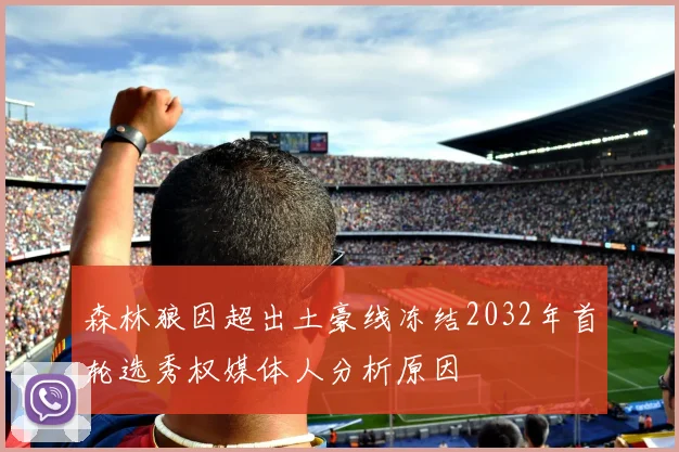 森林狼因超出土豪线冻结2032年首轮选秀权媒体人分析原因